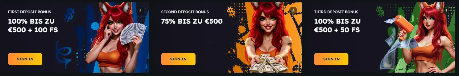 FoxSlots Boni